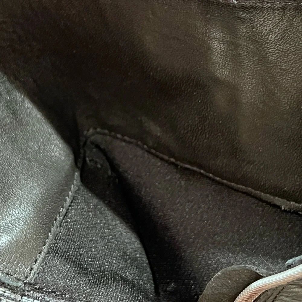 NWT. Cumbia Black Chunky Heeled Leather Boots - Picture 10 of 10